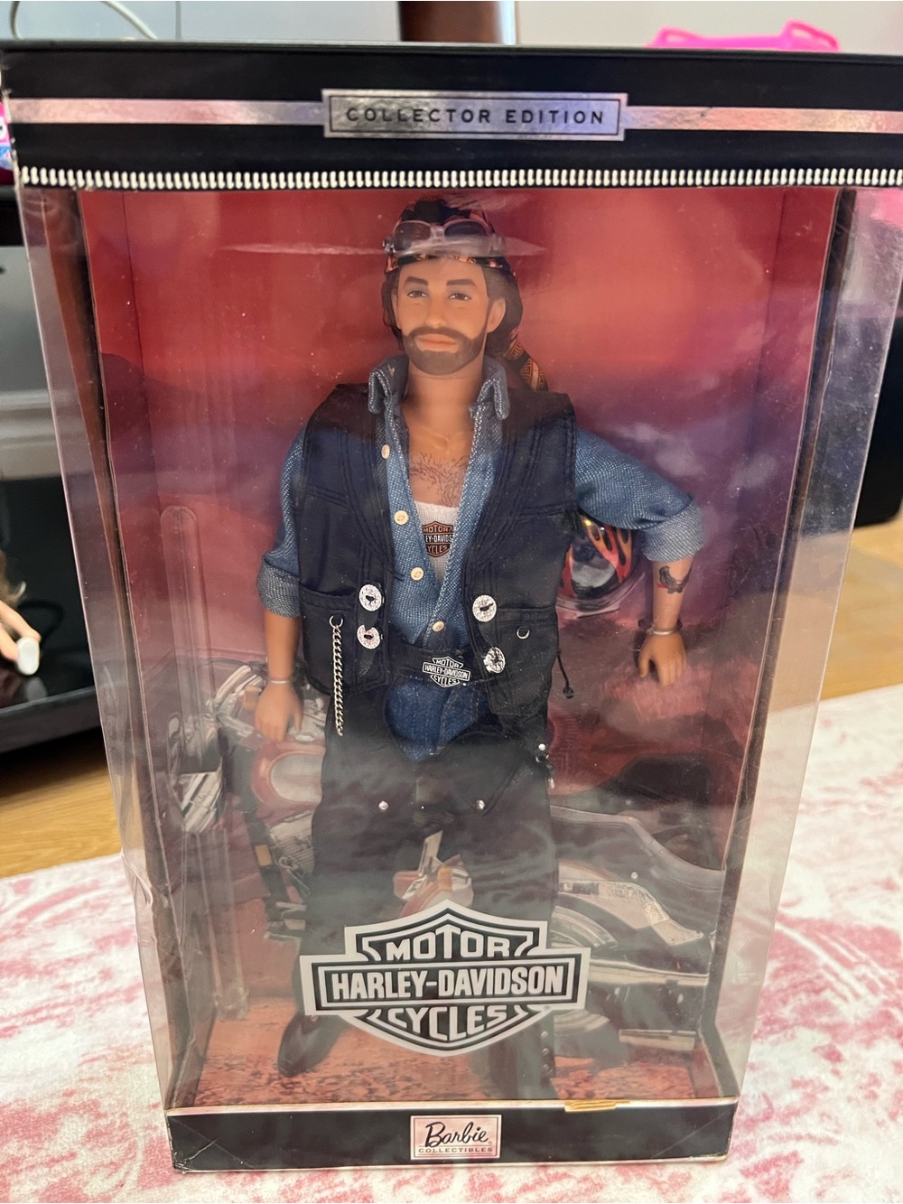 Harley-Davidson Barbie Black and Blue Men's Relaxed Jeans Doll Outfit